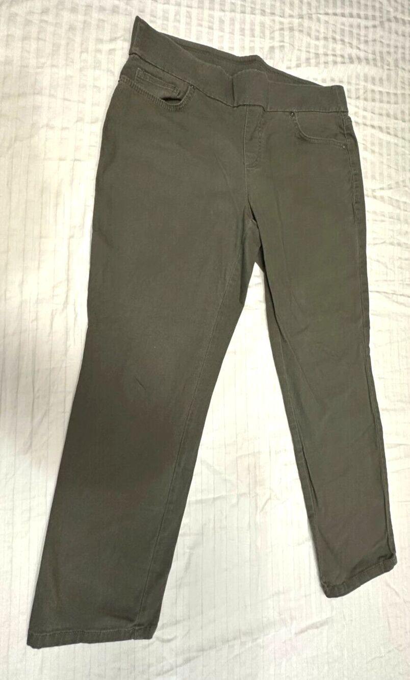 STYLE CO WOMENS PULL ON ANKLE PANTS SIZE M